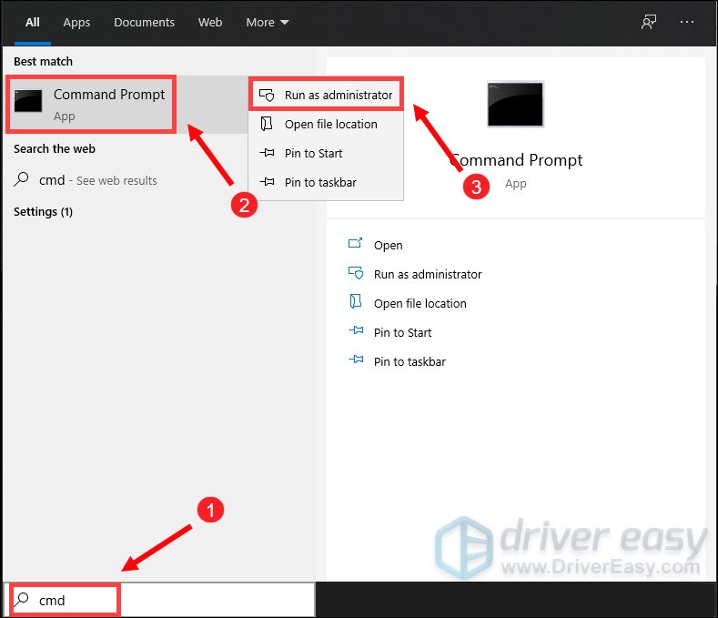 run command prompt as administrator