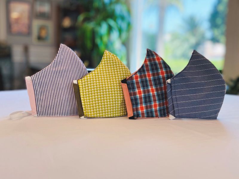 Etica Upcycled Cloth Face Masks Reversible
