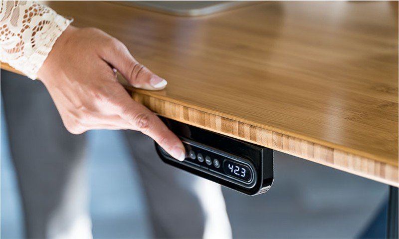 xdesk bamboo standing desk adjustable