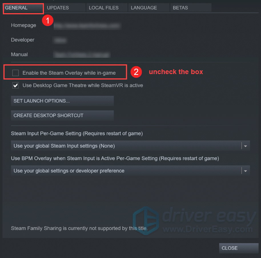 disable steam overlay